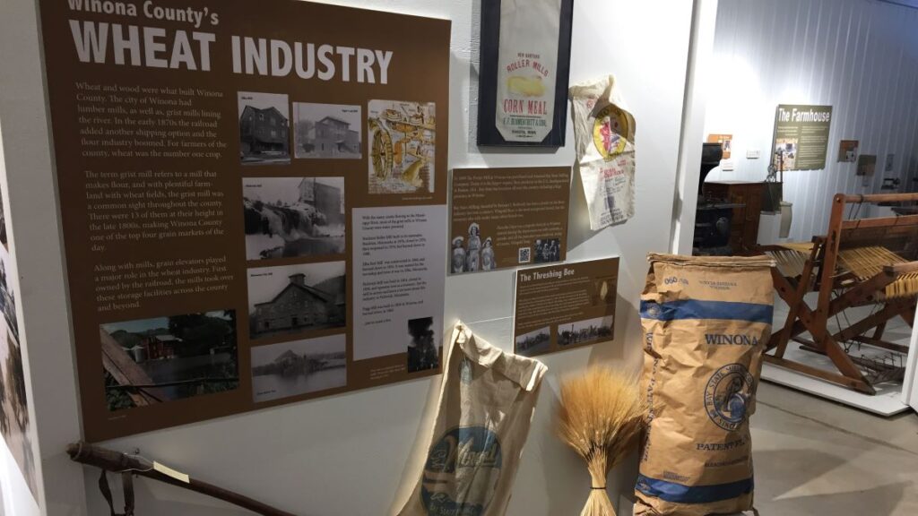 Wheat industry in Winona County at the Rural Heritage Museum
