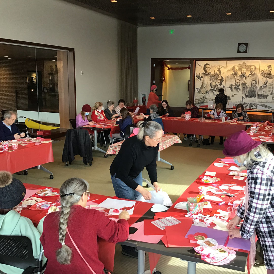 Vintage Valentines craft class at Winona County History Center