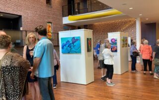 Winona County History Center Slaggie Family Lobby art show opening