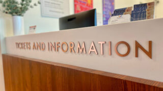 Winona County History Center Information Desk in the Slaggie Family Lobby