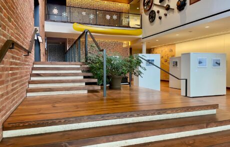 Winona County History Center Lobby stairs view