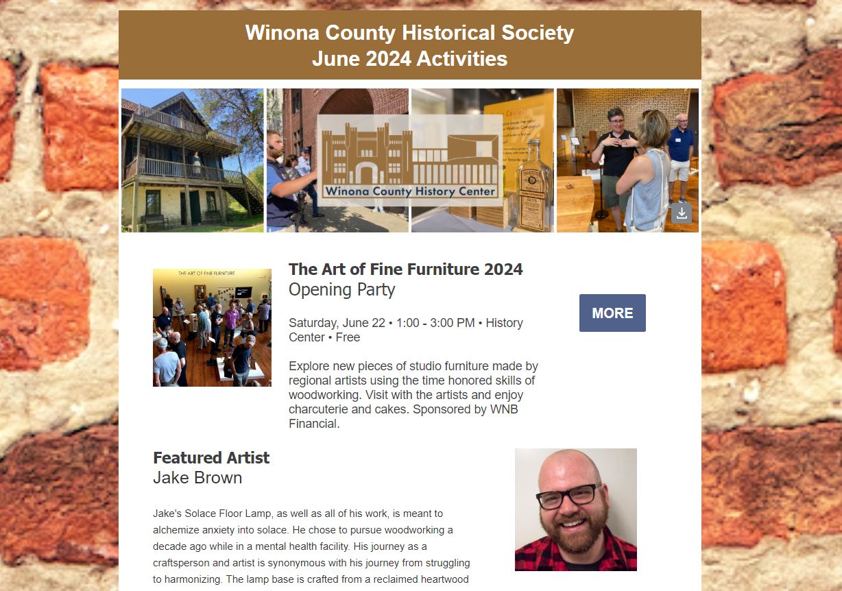 Winona County Historical Society E-newsletter