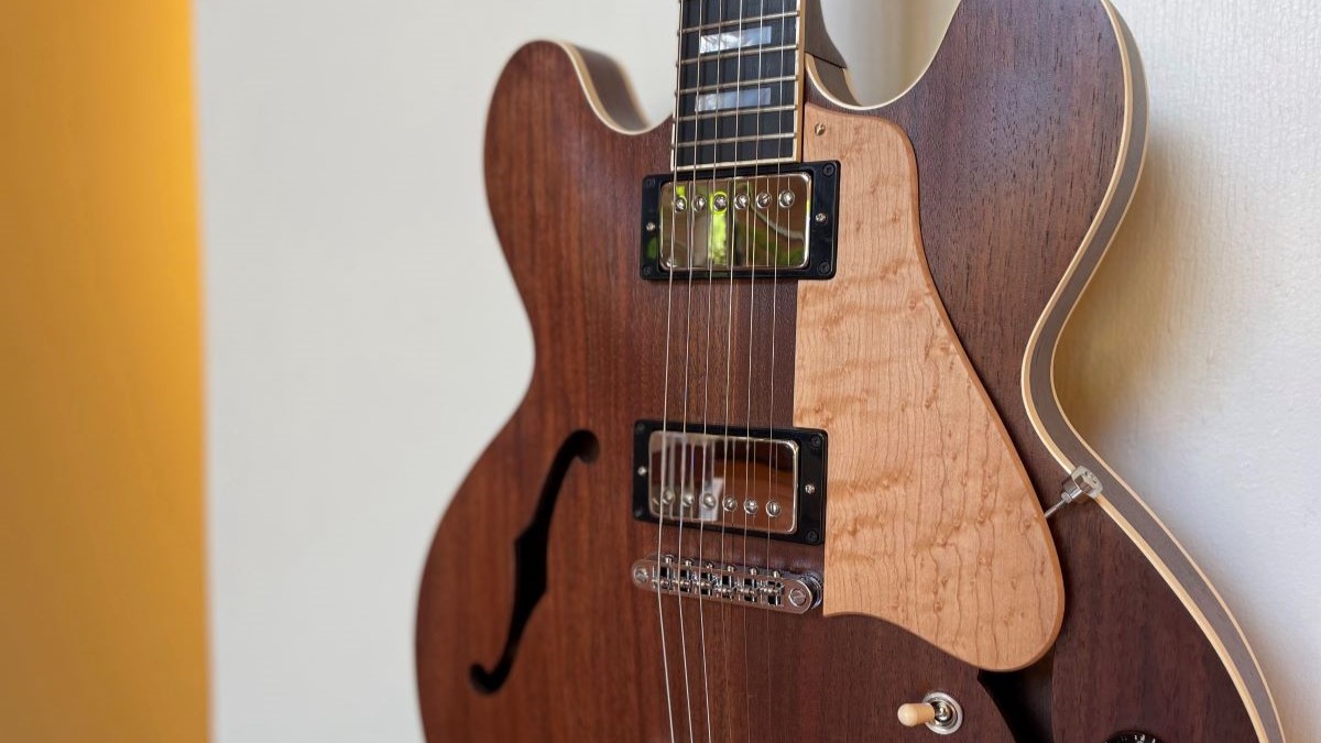 Guitar woodworking project from Winona County History Center's Art of Fine Furniture