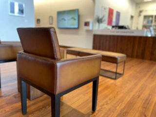 Winona County History Center Slaggie Family Lobby furniture