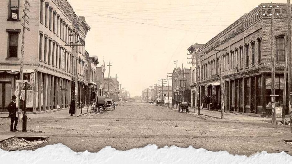 Second Street in Winona MN, from the Winona County Historical Society collections