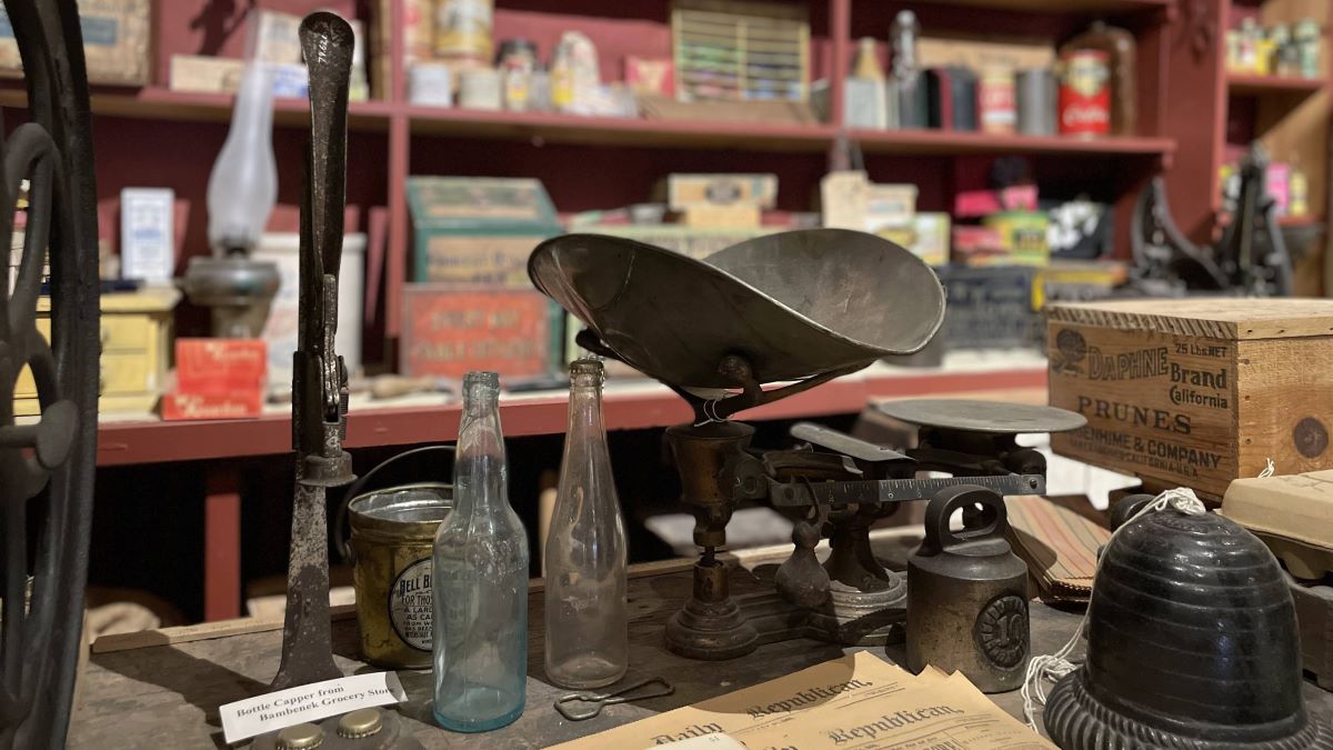 General Store counter in Winona County History Center