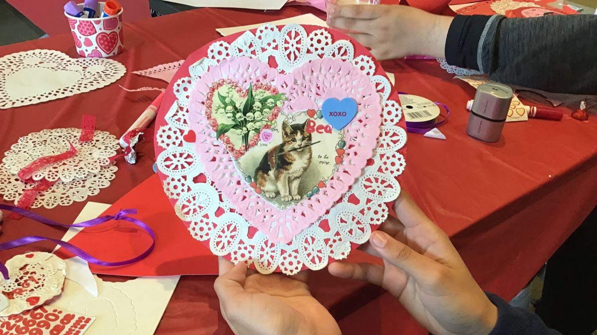 Vintage Valentines class at Winona County Historical Society