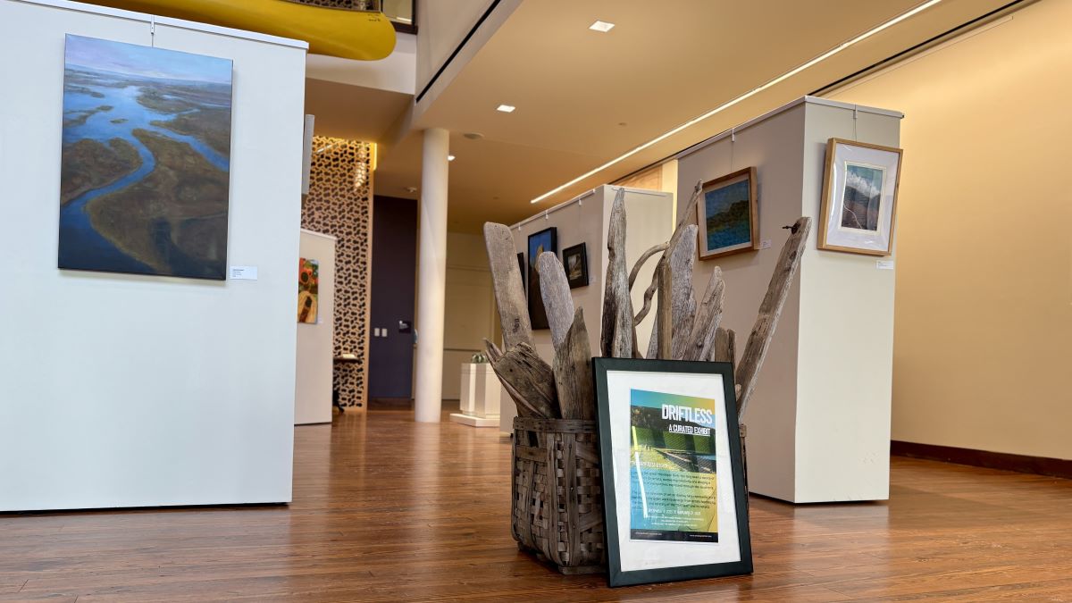 Driftless art show by River Arts Alliance in the Slaggie Family Lobby at Winona County Historical Society