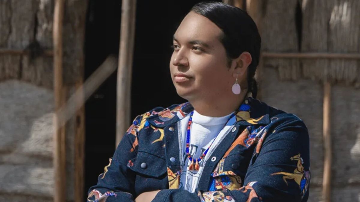 Cole Redhorse Taylor ledger art debut and conversation at Winona County Historical Society with Art of the Rural