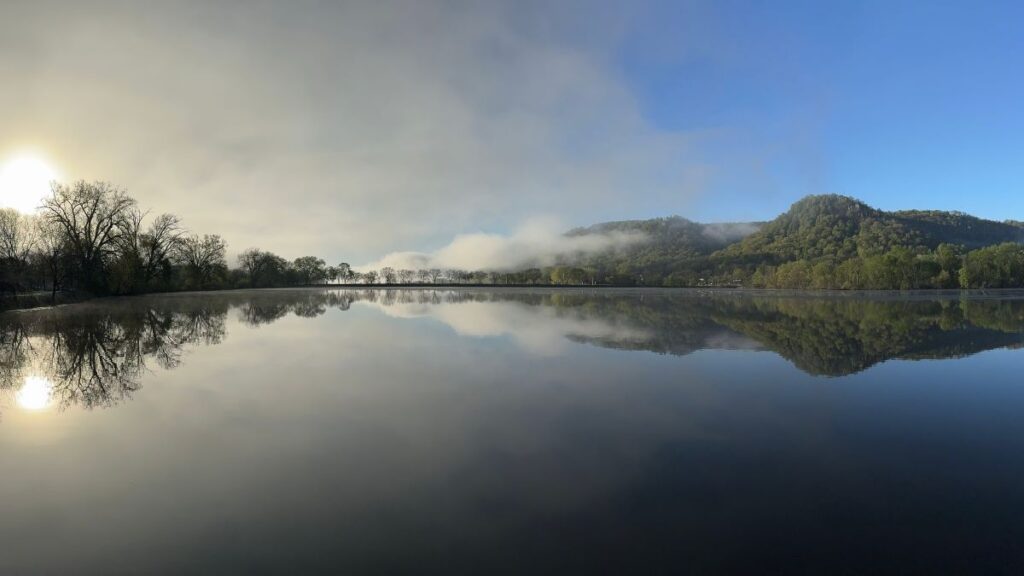 Wide-Angle Winona photography exhibition by Mary Farrell at Winona County Historical Society.
