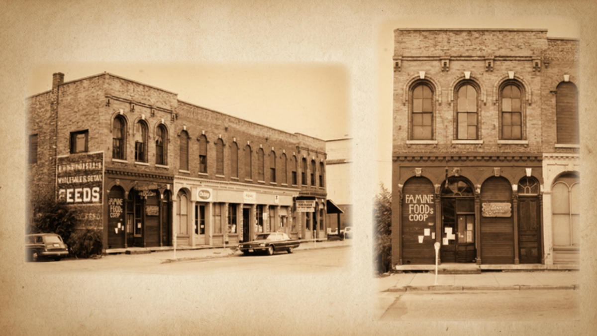 Bluff Country Co-op presentation at Winona County Historical Society with Sandbar Storytelling Festival and Project FINE.